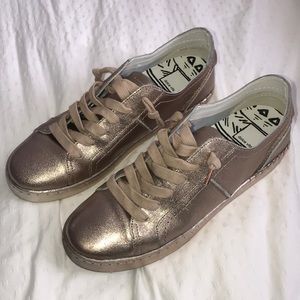 Rose Gold Dolce Vita Sneakers Size 10